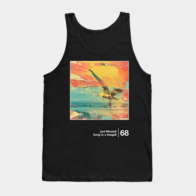 Song to a Seagull - Original Minimalist Graphic Fan Artwork Tank Top by saudade